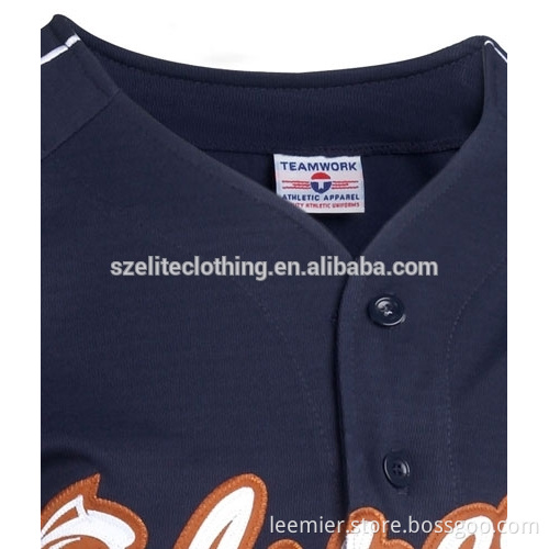 Black Denim Baseball Jersey T-Shirt